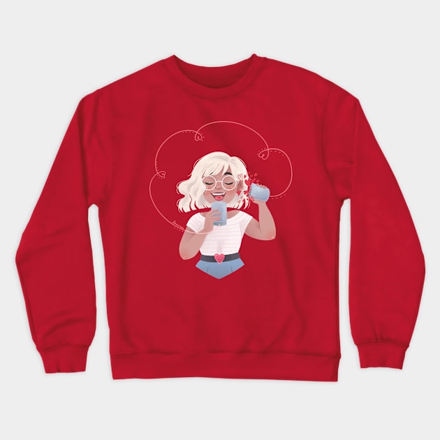 Self-love Crewneck Sweatshirt by leanzadoodles